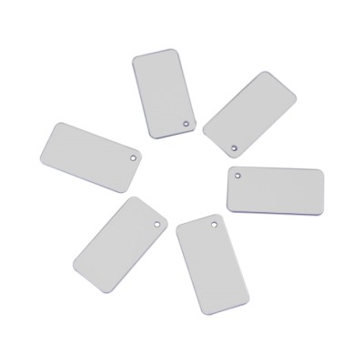 PVC Asılı Yapışkanlı Yeniden Kullanılabilir Takı Etiketi-30*15 mm